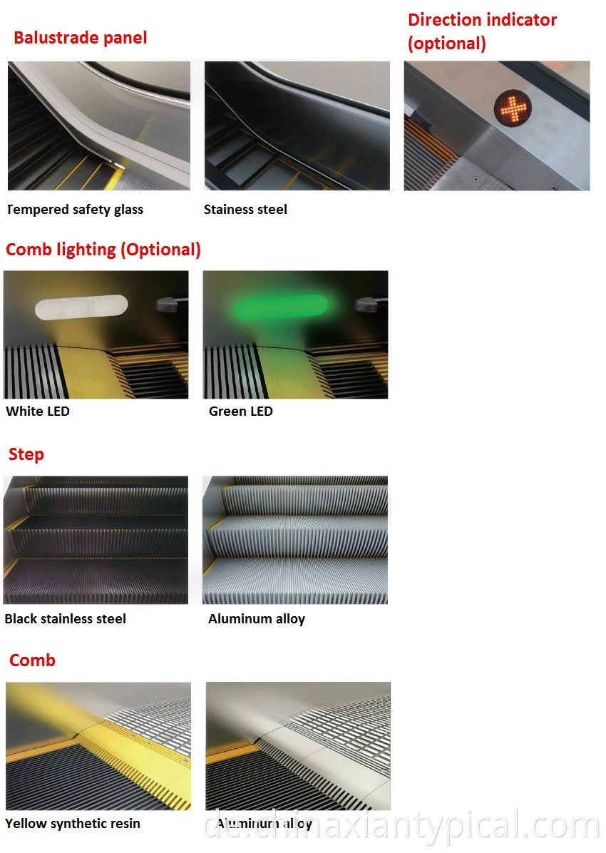 Indoor Commercial Economical Outdoor Public Schwerlast-Personenaufzug Rolltreppe (XNFT-001)